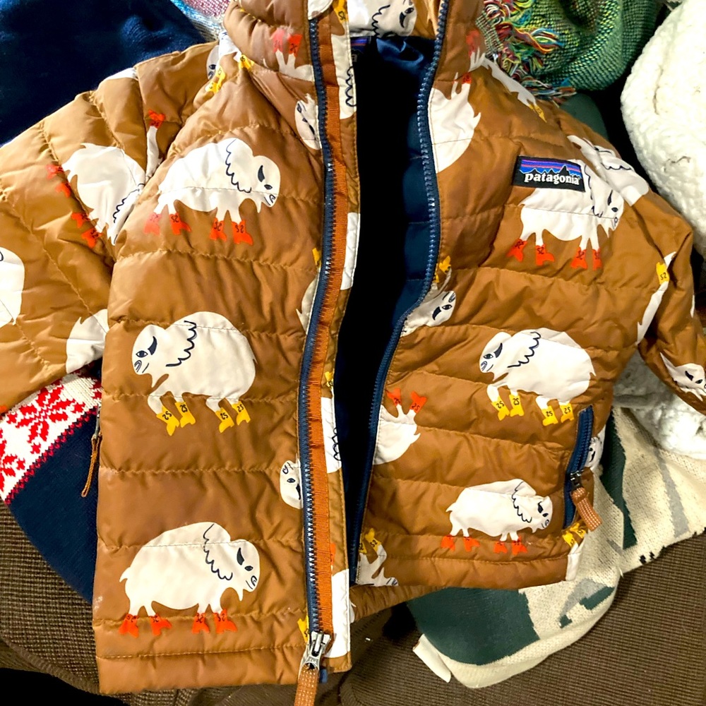 Patagonia puffer coat size 3T